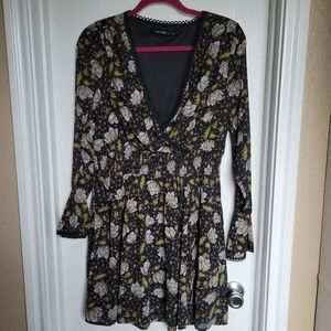 Doe + Rae Long Sleeve Mini Dress